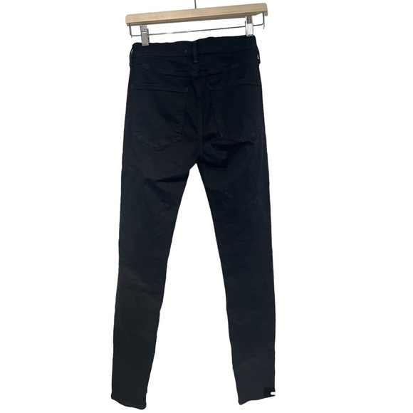 AGOLDE Sophie Mid Rise Skinny Jeans Jet Black Size 25 - Picture 5 of 9